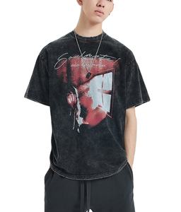 Tela de Punto de Alta Calidad, 100% Algodón, Gruesa, Ecológica, Antiarrugas, con Diseño Impreso Digital, para Hombre - Product Image 1