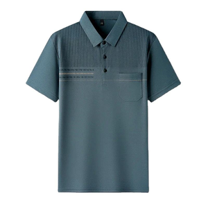 Camiseta Polo Lisa para Hombre, Calidad Premium, Transpirable, Cómoda, Ropa de Verano - Product Image 2