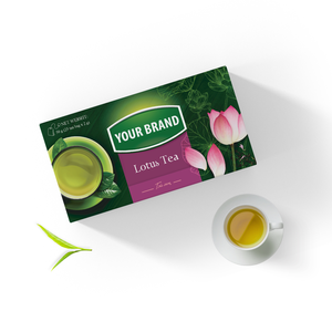 Produits de qualité export, sachets de thé vert parfumé au jasmin, thé aux fruits relaxant avec étiquettes, boîte de sachets de thé - Product Image 1