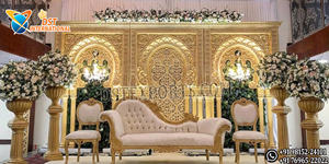 Escenario de Boda 3D Estilo Palacio para Centro de Convenciones, Escenario Elegante para Recepción de Bodas del Sur de la India, Escenario para Salón de Banquetes Canadiense - Product Image 5
