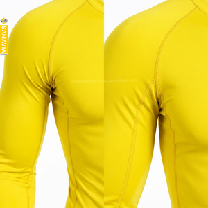 SAMAVIA Unisex Rash Guard Gym Fitness <b>Compression</b> Top Breathable Stretch Spandex/Polyester Full Sleeve OEM ODM Manufacturer - Product Image 5