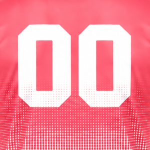 Crimson Pink and <b>White</b> Gradient Sublimation <b>T</b> <b>Shirt</b> Men Short Sleeve Crew Neck Custom Printed Sports Training Performance - Product Image 6