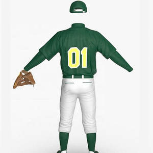 Uniforme de Béisbol Elegante para Hombres y Jóvenes con Pantalones y Número Personalizables en Múltiples Combinaciones de Colores - Product Image 3