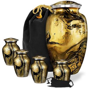 Sunset Landscape Printed Ceramic <b>Jar</b> with Lid <b>Decorative</b> Storage Vase for Home Office Decor - Product Image 3