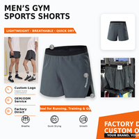 Oem Short en maille pour hommes, pour la course à pied, le basket-ball, le fitness et le jogging, vêtements de sport personnalisés, avec logo, grande taille