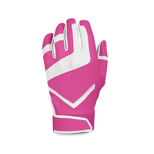 Cabreta Leather Professional Baseball Softball Batting Gloves Custom Logo Design Unisex Breathable Lightweight <b>Hook</b> Loop - Product Image 5