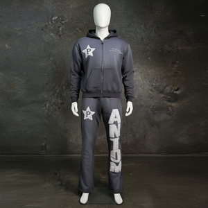 ชุดวอร์มผู้ชายแบบ 2 in 1 แฟชั่นทันสมัย คุณภาพสูง ผลิตตามสั่ง ผ้าฝ้ายแท้ 100% ระบายอากาศได้ดี เหมาะสำหรับวิ่งออกกำลังกายและเล่นกีฬา - Product Image 3