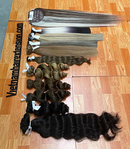 Extensiones de Cabello Humano Virgen Remy de Vietnam, Doble Trama, Hechas a Máquina, Más Vendidas, de 8 a 32 Pulgadas - Product Image 1