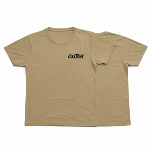 เสื้อยืดคอกลมสีพื้นสไตล์ลำลองสำหรับผู้ชาย ผ้าฝ้ายระบายอากาศ แห้งเร็ว ทรงปกติ แขนสั้น เหมาะสำหรับฤดูร้อน - Product Image 1