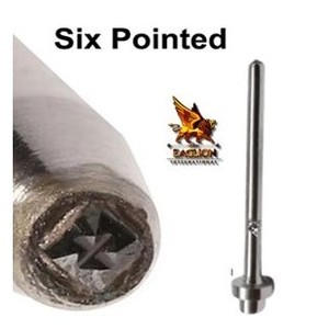 Outils de fabrication de diamants pour bijoux Outils de broches à facettes en diamant à pointe émoussée pour les surfaces dorées et argentées Outils à broches à 6 points - Product Image 6