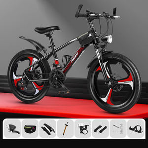 Vélo de montagne pour enfants Orange 26 pouces, cadre en acier, fourche en alliage d'aluminium, suspension avant, frein à disque, 6 vitesses, pour les 12 ans et plus - Product Image 5