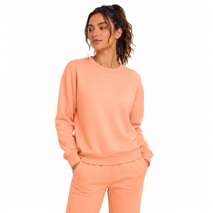Sweat-shirt pour femme, doublure en polaire de qualité supérieure, texture douce et lisse, coupe décontractée et confortable, vêtement élégant pour tous les jours, essentiel pour l'automne et l'hiver - Product Image 1