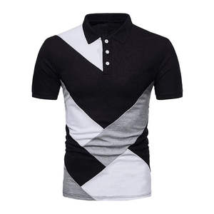 Polo d'été pour homme, nouvelle collection, marque tendance, design personnalisé, 100 % coton, chemises de golf, tissu tricoté uni de haute qualité, vente en gros - Product Image 2