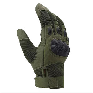 Gants tactiques en cuir pleine main respirants, antidérapants et protecteurs pour l'entraînement en extérieur, le VTT et les écrans tactiles - Product Image 3