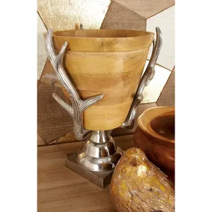 Premium Handmade Fruit Bowl for Kitchen Counter Coffee <b>Table</b> Display Collection Party Accent Piece safe plated - Product Image 2