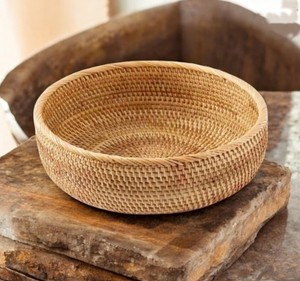 Bandeja de Servir de Ratán Ecológica, Tejida a Mano, Natural, Elegante, Organizador de Cocina para el Hogar, Venta al Por Mayor - Product Image 3