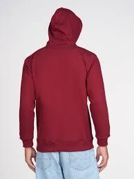 เสื้อฮู้ดผู้ชาย STELLAR ผ้าฝ้าย 100% ระบายอากาศได้ดี เป็นมิตรกับสิ่งแวดล้อม เหมาะสำหรับฤดูหนาว สีเบอร์กันดี บุขนด้านใน น้ำหนัก 300 กรัม ทรงปกติ - Product Image 3