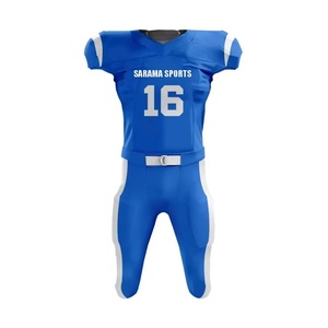 Ensemble d'uniformes de football américain pour adultes, style actuel, imprimé par transfert thermique, 100% polyester respirant, vente en gros, nouvelle arrivée - Product Image 1