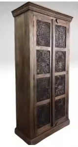 Armoires en bois faites à la main, aspect vintage, au charme rustique, idéales pour la décoration intérieure, le rangement, les chambres, les espaces de vie et les boutiques. - Product Image 4