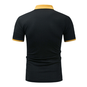 เสื้อโปโลผู้ชายผ้าฝ้าย 100% ดีไซน์ล่าสุด ขายดี ระบายอากาศได้ดี แห้งเร็ว แฟชั่นใหม่ สไตล์ทันสมัย รับตัดเย็บตามสั่ง เสื้อโปโลสำหรับตีกอล์ฟ - Product Image 2