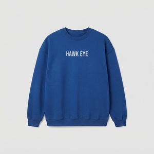 Sudadera Casual para Hombre HAWK EYE SPORTS, Nueva Moda Otoño, Forro Polar de 350g, Impermeable, Estampado, Hombros Caídos, Corte Regular, Cuello Alto - Product Image 5