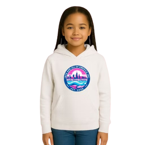 Sweat-shirt blanc brodé pour filles, pull décontracté à manches longues, streetwear quotidien, vêtements confortables pour un style de vie actif - Product Image 1