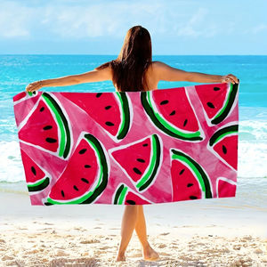 Serviettes de plage en microfibre de qualité supérieure, design le plus récent, légères, vente en gros, serviettes de plage et de piscine - Product Image 3