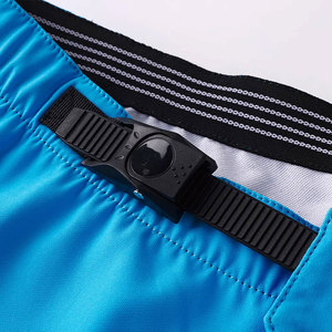 Pantalon de motocross bleu pour homme, best-seller, avec empiècements noirs, logo personnalisé, respirant, coupe-vent, séchage rapide, pour toutes les saisons. - Product Image 6