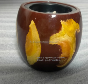 RFCrafts Moderne Arabe Design Résine En Bois Art Décoratif Brûleur D'encens À La Main Bakhoor Brûleur Vente Chaude Cadeau Mariages - Product Image 1