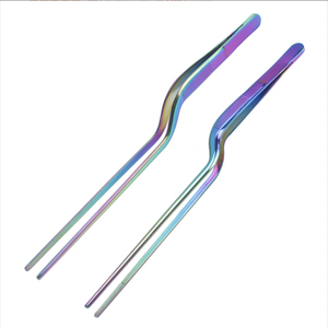 Stainless Steel Barbecue Tongs Multiple Types Kitchen <b>Tool</b> Silver Plating Chef Food <b>BBQ</b> Tweezer - Product Image 5