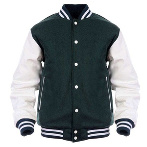 Good Quality Coated Formal Baseball <b>Jackets</b> with Hooded <b>Long</b> Sleeve Windproof Quilted Varsity Front Logo - Product Image 1