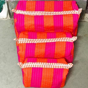Cotton Cosmetic Bag Bohemian Style Foldable String Closure Toiletry Bag Large Capacity Toiletry Bag Makeup Organizer - Product Image 2