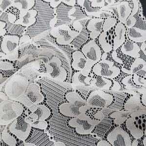 Floral Stretch <b>Lace</b> Band 20cm Lightweight Nylon Spandex <b>Elastic</b> Warp Knit Fabric Customized Color Custom Designs Accepted for - Product Image 3