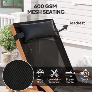 Chaises longues en rotin confortables pour l'extérieur - Product Image 4