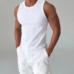 Camisetas sin mangas de punto casuales para hombre, de secado rápido, para entrenamiento, camiseta muscular, camisetas ligeras para correr - Product Image 6