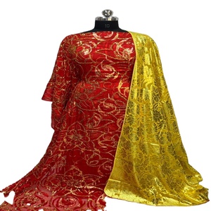 Conjunto Dirac Somalí de Diseño de Lujo y Alta Calidad para Mujer, Ropa Tradicional para Ocasiones Formales, Diseño Floral Bordado, Ecológico - Product Image 1