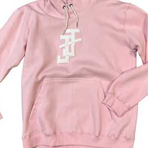 Sudadera con Capucha Rosa Jack and Jill con Logotipo Blanco, Sudadera Informal para Mujer, Sudadera con Capucha Elegante para Uso Diario - Product Image 3