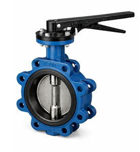 Manual Lever Butterfly Valve Wafer Type Casting Body Center Stem 4 Inch Port Size OEM for Water Pipeline <b>Control</b> - Product Image 1