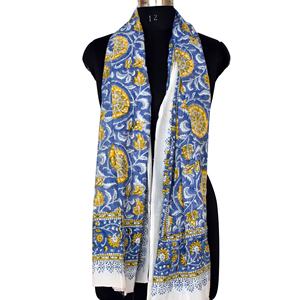 Écharpe extra longue en coton tendance, multi-imprimée, motifs vibrants, légère, pour femmes, cadeau, personnalisation directe du fabricant - Product Image 4