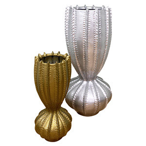 Vase de sol en fibre de verre artisanal moderne de haute qualité, écologique, vente en gros auprès d'un fabricant vietnamien pour la décoration intérieure - Product Image 1