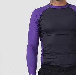 Maillot de bain Rash Guard à manches longues, doux et extensible, avec logo frontal, séchage rapide, prix de gros, best-seller - Product Image 2