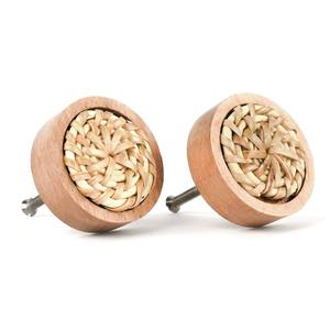 Great quality <b>furniture</b> accessories stylish cabinet <b>handles</b> and <b>knobs</b> natural rattan <b>knob</b> <b>handle</b> - Product Image 2