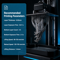 Imprimante 3D KEJIA à haute vitesse en résine acrylique 2.0, impression 3 fois plus rapide, particulièrement adaptée aux modèles d'impression de grande taille, faible odeur