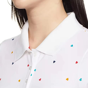 เสื้อผู้หญิงแบบสวมใส่สบาย ระบายอากาศได้ดี ทรงเข้ารูป แขนสั้น ผ้าถัก ลายเรียบ - Product Image 4
