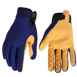 Gants de vélo à doigts entiers pour la route et le VTT, respirants, antidérapants, en cuir synthétique - Product Image 1