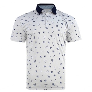 <b>White</b> Color High Quality New Style Sublimated Men Polo T Shirts Breathable Casual Style Men Wear Polo Shirts - Product Image 6