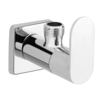 Robinet d'angle mural en laiton chromé pour machine à laver, robinet de lavabo de salle de bain, mitigeur eau chaude et froide, robinet de cuisine