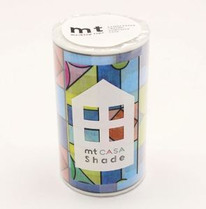 Japanese Style Mt CASA Built-In <b>Shade</b> Stained Glass Pattern <b>Window</b> Tape - Product Image 3