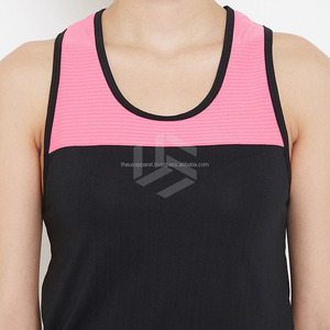 Customized Women's Plus Size Tank <b>Top</b> with Front Logo Custom Colors & Sizes for Gym Fitness-Polyester Fabric - Product Image 3