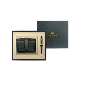 Stylo à bille Cross Coventry Black Medalist, coffret cadeau 3 pièces, porte-cartes en acier Parker Premium, instrument d'écriture élégant, idéal - Product Image 2